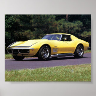 69 Covette Stingray Poster