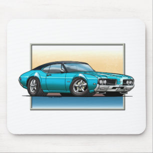 69 Cutlass Teal Blue Mouse Pad