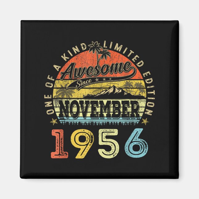 69 Limited Edition 1956 One Of A Kind November 69t Magnet (Front)