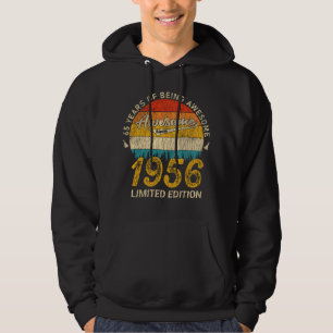 69 Year Old 1956 Retro Awesome 69th Birthday Gift Hoodie