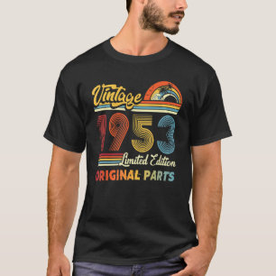 69 Year Old   Vintage 1953 Fun Dad Fathers 69th Bi T-Shirt