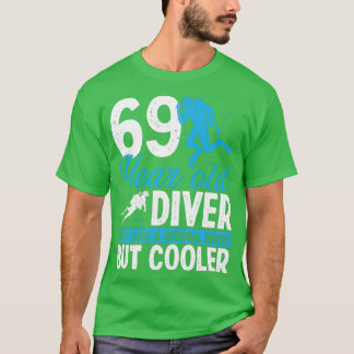 69 Year Scuba Diving Diver Snorkel 69 Birthday T-Shirt