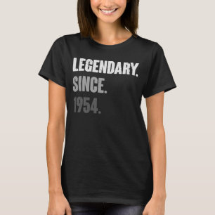 69 Years Old Retro Vintage 1954 Birthday 69th Deco T-Shirt