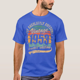 69 Years Old Vintage 1953 Limited Edition 69th Bir T-Shirt
