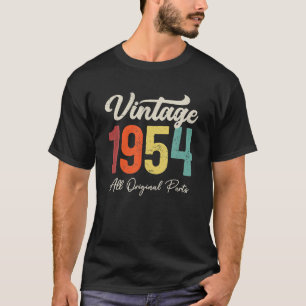 69 Years Old Vintage 1954 69th Birthday Decoration T-Shirt