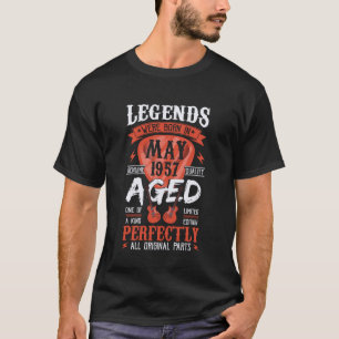 69rd Birthday Vintage Legends Born in 1957 69 Year T-Shirt