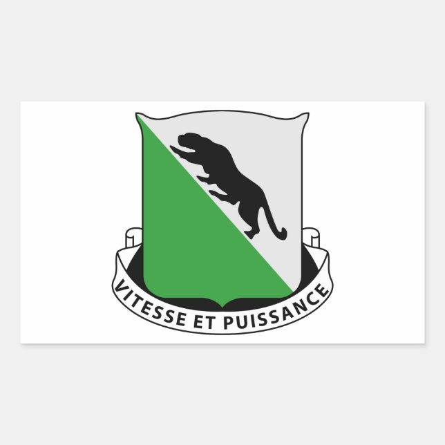 69th Armoured Regiment Rectangular Sticker (Front)