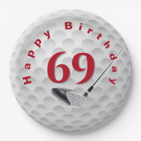 69th Birthday Golf Ball Design 