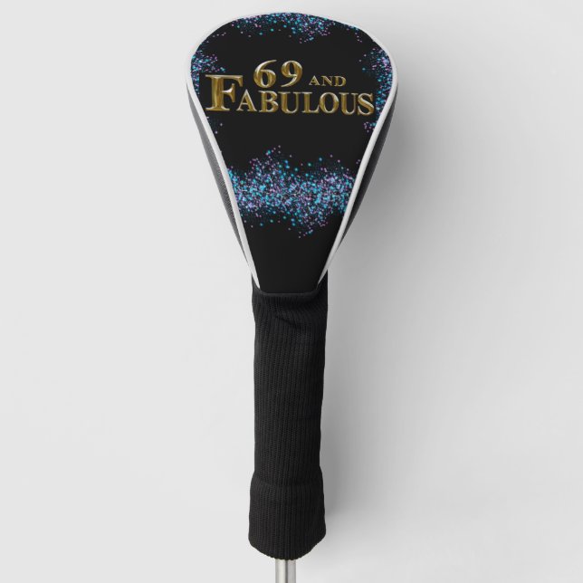 69th Birthday  Golf Head Cover (Front)