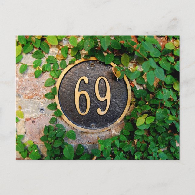 69th Birthday Postcard (Front)