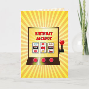 69th birthday slot machine card