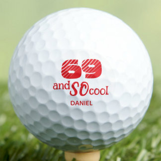 69th Birthday So Cool Custom Golfer Gift Golf Balls