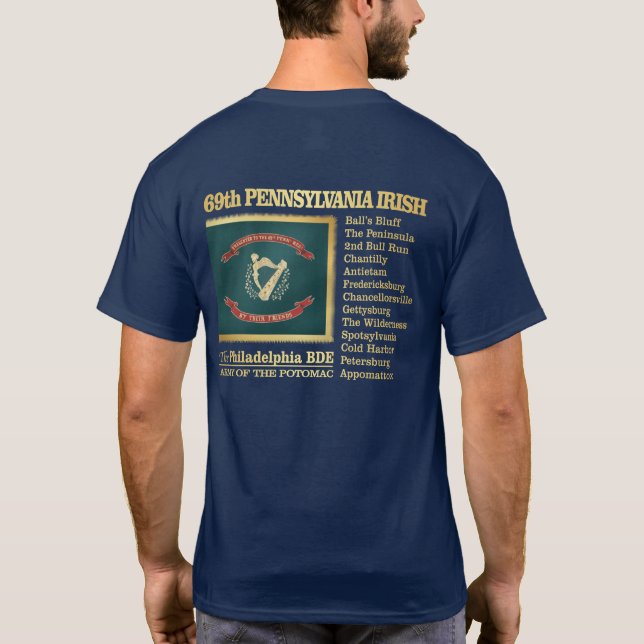 69th Pennsylvania Irish (BH) T-Shirt (Back)