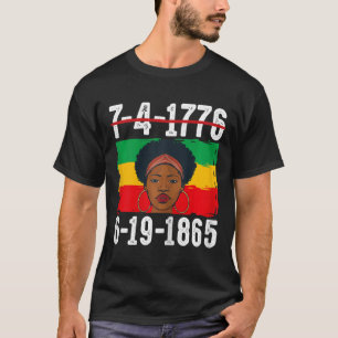 6-19-1865 African American Black History Month T-Shirt