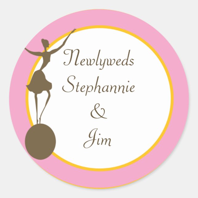 6 - 3" Favour Stickers Carnival (Front)