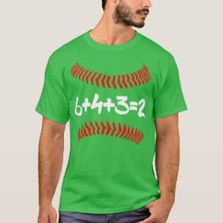 6 4 3 2 Baseball Mum and Dad 6432 math T T-Shirt
