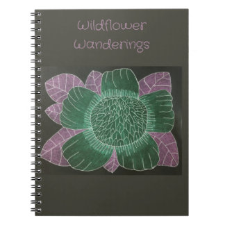 6.5" x 8.75" Wildflower Wanderings Notebook