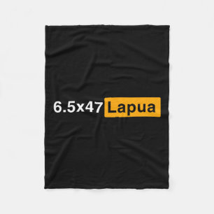 6.5x47 Lapua Ammo - Hunting Precision Shooting Fleece Blanket