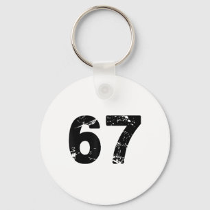 6-67 Minimalist Design  Key Ring