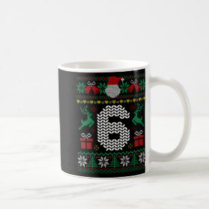 6 7 67 Meme Six Seven Funny Christmas Ugly Couple Coffee Mug