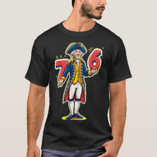 6-7 7-6 Funny George Washington Six Seven Meme  T-Shirt