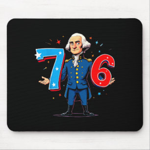 6-7 7-6 George Washington Seven Six Teacher Americ Mouse Pad