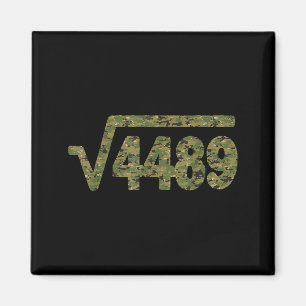 6 7 Army Pattern Meme Square Root 4489 Slang Math  Magnet