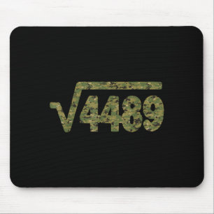 6 7 Army Pattern Meme Square Root 4489 Slang Math  Mouse Pad