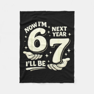 6 7 birthday 6 years old birthday boy 67 meme kids fleece blanket