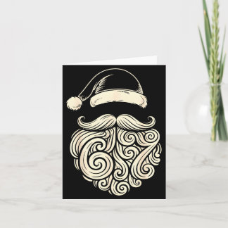 6 7 Christmas 67 Santa Six Seven Christmas Boys Te Card