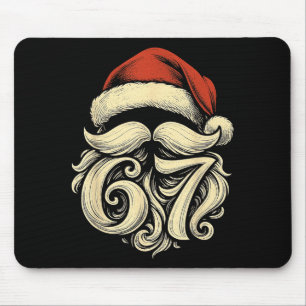 6 7 Christmas 67 Santa Six Seven Christmas Boys Te Mouse Pad