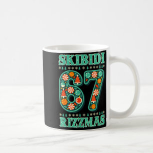 6 7 Christmas Skibidi Rizzmas 67 Meme Gen Alpha Sl Coffee Mug