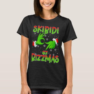 6 7 Christmas Skibidi Rizzmas 67 Meme Gen Alpha Sl T-Shirt