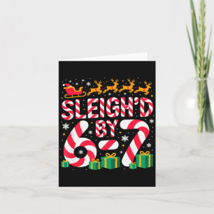 6-7 Christmas Ugly Sweater Six Seven Xmas 67 Meme  Card