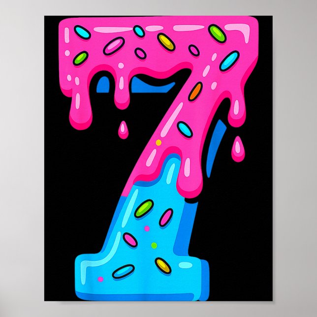 6 7 Couple Halloween Costume Ice Cream Drip Gen Al Poster (Front)