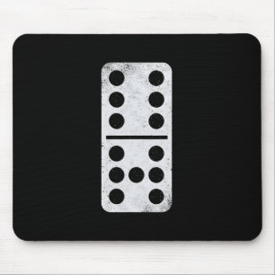6 7 Dominoes Shirt Six Seven Halloween Domino Cost Mouse Pad