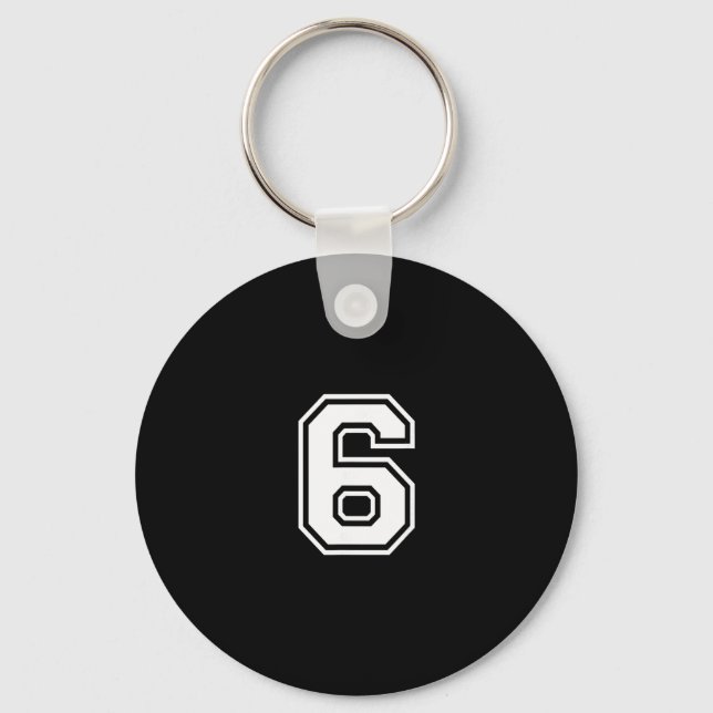 6-7 Funny Brainrot  Key Ring (Front)