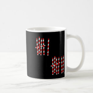 6 7 Funny If You Know 6 You Know 7 Candy Cane Six  Coffee Mug