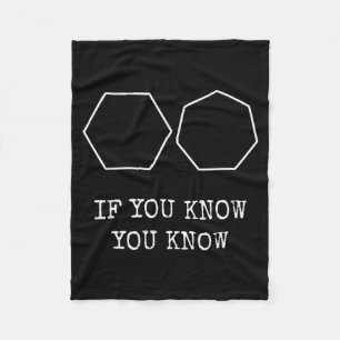 6 7 Funny If You Know You Know Meme Six Seven Fleece Blanket