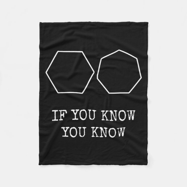 6 7 Funny If You Know You Know Meme Six Seven  Fleece Blanket (Front)