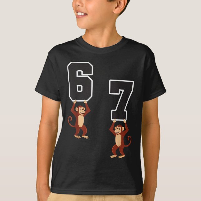 6 7 Funny Matching Teachers Halloween Costume Monk T-Shirt (Front)