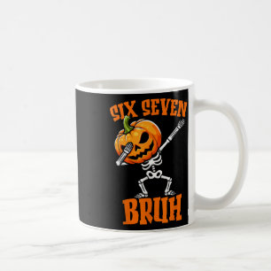 6 7 Halloween 67 Meme Six Seven Dabbing Gen Alpha  Coffee Mug