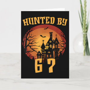 6 7 Halloween 67 Meme Six Seven Haunted Gen Alpha Card