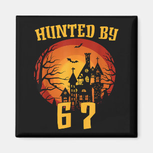 6 7 halloween 67 meme six seven haunted gen alpha magnet