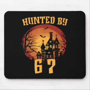 6 7 Halloween 67 Meme Six Seven Haunted Gen Alpha Mouse Pad