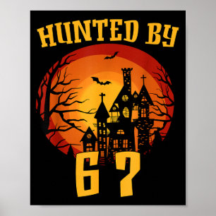 6 7 halloween 67 meme six seven haunted gen alpha poster