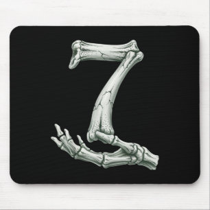 6 7 Halloween Skeleton Funny 67 Meme Gen Alpha Six Mouse Pad