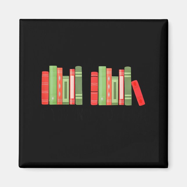 6 7 If Know Know Book Librarian Six Seven Meme Magnet (Front)