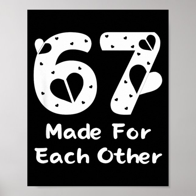 6 7 Made For Each Other, Red 67 Christmas Couple V Poster (Front)