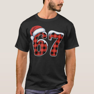 6 7 Meme Christmas Costume Matching Couple Men Wom T-Shirt